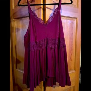 Torrid Babydoll Lace Top